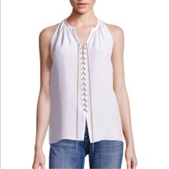 RAMY BROOK | lace-up sleeveless blouse - Picture 4 of 4